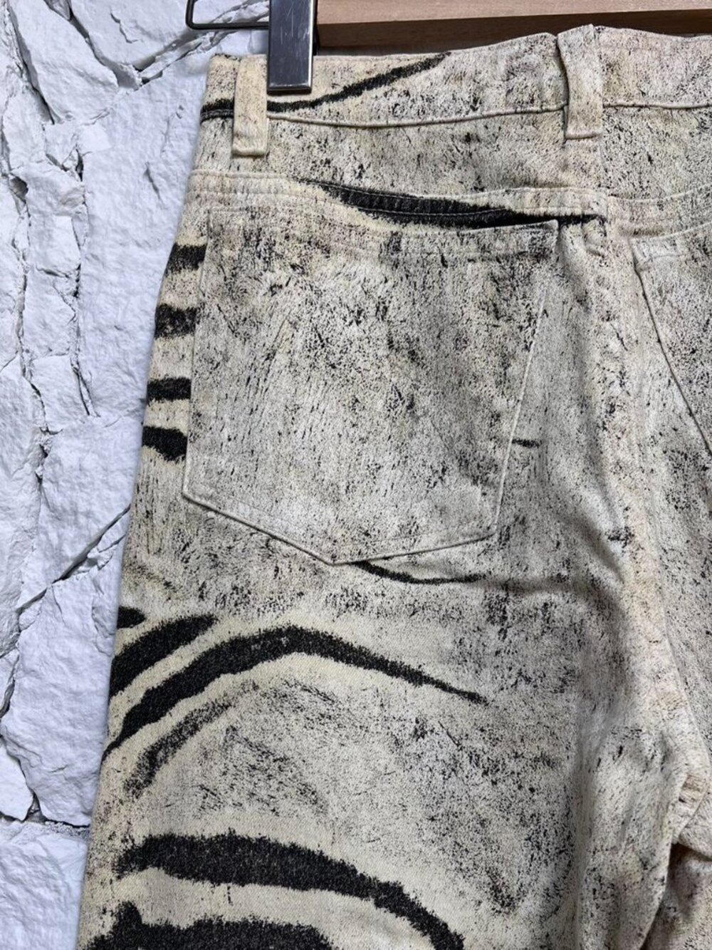 Roberto Cavalli Zebra Marble Jeans - Picture 4 of 5